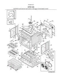 Upper Oven parts for Kenmore Wall Oven 790.48473411 (79048473411, 790 48473411) from AppliancePartsPros.com
