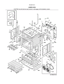 Lower Oven parts for Kenmore Wall Oven 790.48473411 (79048473411, 790 48473411) from AppliancePartsPros.com