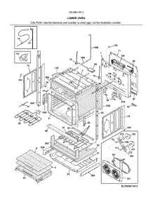 Lower Oven parts for Kenmore Elite Wall Oven 79048473412 from AppliancePartsPros.com