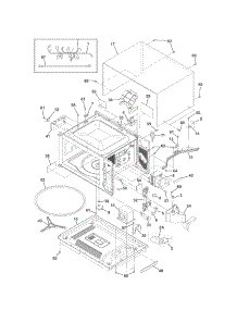 Microwave parts for Kenmore Wall Oven 790.49609312 (79049609312, 790 49609312) from AppliancePartsPros.com