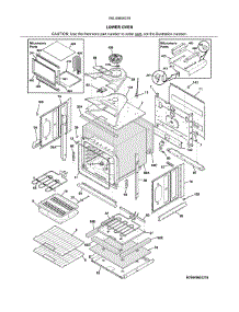 Lower Oven parts for Kenmore Wall Oven 790.49609318 (79049609318, 790 49609318) from AppliancePartsPros.com