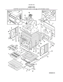 Lower Oven parts for Kenmore Wall Oven 790.49613316 (79049613316, 790 49613316) from AppliancePartsPros.com