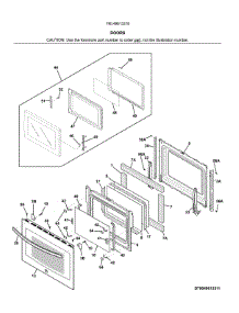 Doors parts for Kenmore Wall Oven 790.49613318 (79049613318, 790 49613318) from AppliancePartsPros.com