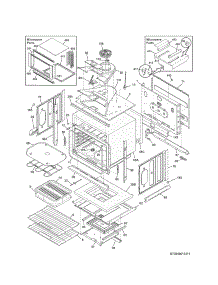 Lower Oven parts for Kenmore Wall Oven 790.49619312 (79049619312, 790 49619312) from AppliancePartsPros.com