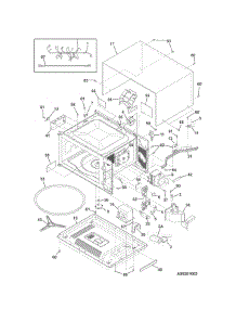 Microwave parts for Kenmore Wall Oven 790.49619313 (79049619313, 790 49619313) from AppliancePartsPros.com