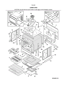 Lower Oven parts for Kenmore Wall Oven 790.49619315 (79049619315, 790 49619315) from AppliancePartsPros.com