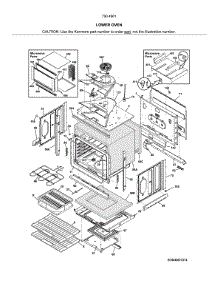 Lower Oven parts for Kenmore Microwave/Hood Combo 790.49619318 (79049619318, 790 49619318) from AppliancePartsPros.com