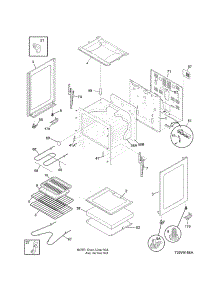 Body parts for Kenmore Range 790.60042405 (79060042405, 790 60042405) from AppliancePartsPros.com