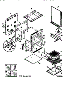 Body parts for Kenmore Range 790.60071790 (79060071790, 790 60071790) from AppliancePartsPros.com