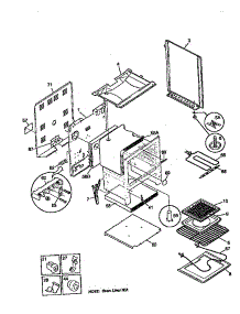 Body parts for Kenmore Range 790.60071792 (79060071792, 790 60071792) from AppliancePartsPros.com