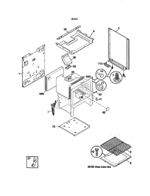 Body parts for Kenmore Range 790.61081891 (79061081891, 790 61081891) from AppliancePartsPros.com
