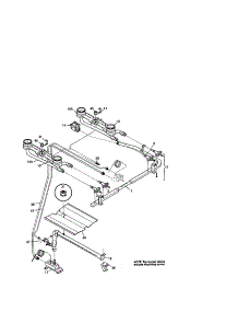 Burner parts for Kenmore Range 790.61081892 (79061081892, 790 61081892) from AppliancePartsPros.com