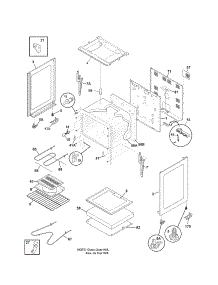Body parts for Kenmore Range 790.6409130A (7906409130A, 790 6409130A) from AppliancePartsPros.com