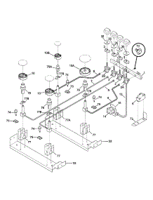 Burner parts for Kenmore Range 790.46812990 (79046812990, 790 46812990) from AppliancePartsPros.com