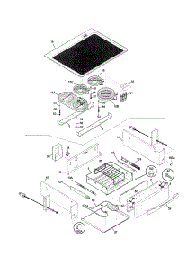 Top / Drawer parts for Kenmore Range 790.46822100 (79046822100, 790 46822100) from AppliancePartsPros.com