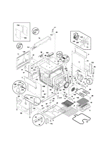 Body parts for Kenmore Range 790.46824102 (79046824102, 790 46824102) from AppliancePartsPros.com