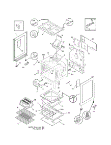 Body parts for Kenmore Range 790.78634603 (79078634603, 790 78634603) from AppliancePartsPros.com