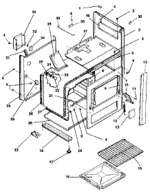 Body Section parts for Kenmore Range 790.7432890 (7907432890, 790 7432890) from AppliancePartsPros.com