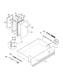 Drawer / Door parts for Kenmore Range 790.74403991 (79074403991, 790 74403991) from AppliancePartsPros.com
