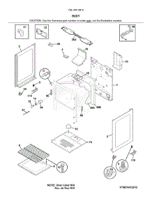 Body parts for Kenmore Range 790.74413810 (79074413810, 790 74413810) from AppliancePartsPros.com