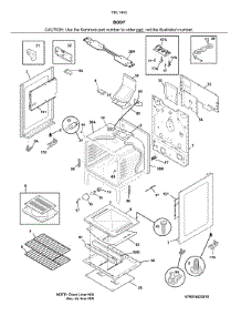 Body parts for Kenmore Range 790.74432810 (79074432810, 790 74432810) from AppliancePartsPros.com