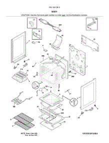 Body parts for Kenmore Range 790.74513910 (79074513910, 790 74513910) from AppliancePartsPros.com