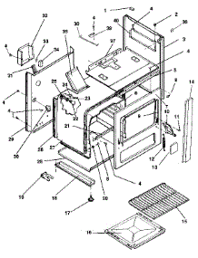 Body Section parts for Kenmore Range 790.7482890 (7907482890, 790 7482890) from AppliancePartsPros.com