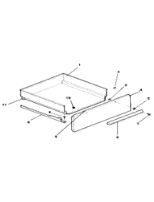 Broiler Section parts for Kenmore Range 790.7492990 (7907492990, 790 7492990) from AppliancePartsPros.com