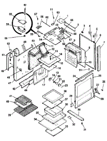 Body Section parts for Kenmore Range 790.7492990 (7907492990, 790 7492990) from AppliancePartsPros.com