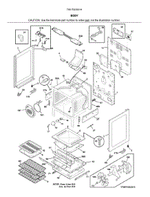 Body parts for Kenmore Elite Gas Range 79075233314 from AppliancePartsPros.com