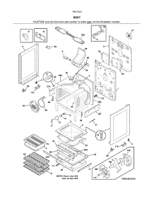 Body parts for Kenmore Range 790.75239313 (79075239313, 790 75239313) from AppliancePartsPros.com