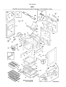Body parts for Kenmore Elite Range 79075343314 from AppliancePartsPros.com