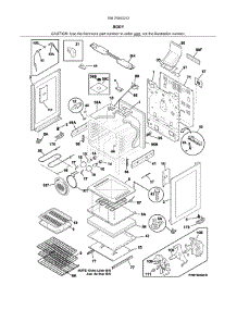 Body parts for Kenmore Range 790.75353312 (79075353312, 790 75353312) from AppliancePartsPros.com