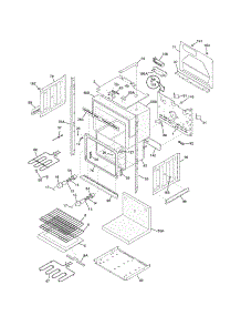 Lower Oven parts for Kenmore Wall Oven 790.48773900 (79048773900, 790 48773900) from AppliancePartsPros.com