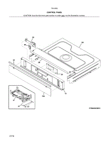 Control Panel parts for Kenmore Elite Electric Wall Oven 79048823810 from AppliancePartsPros.com
