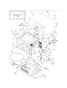 Microwave parts for Kenmore Wall Oven 790.48842900 (79048842900, 790 48842900) from AppliancePartsPros.com