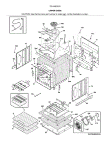 Upper Oven parts for Kenmore Elite Electric Wall Oven 79048863810 from AppliancePartsPros.com