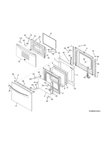 Doors parts for Kenmore Wall Oven 790.48912410 (79048912410, 790 48912410) from AppliancePartsPros.com
