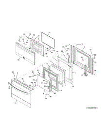 Doors parts for Kenmore Wall Oven 790.48913410 (79048913410, 790 48913410) from AppliancePartsPros.com