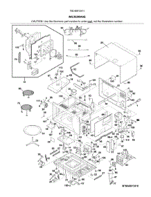 Microwave parts for Kenmore Elite Wall Oven/Microwave Combo 79048913411 from AppliancePartsPros.com