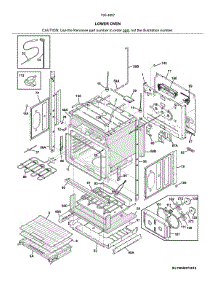 Lower Oven parts for Kenmore Elite Electric Wall Oven 79048973810 from AppliancePartsPros.com