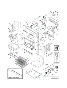 Lower Oven parts for Kenmore Wall Oven 790.49063402 (79049063402, 790 49063402) from AppliancePartsPros.com