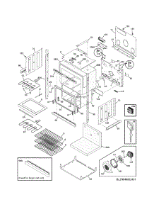 Lower Oven parts for Kenmore Wall Oven 790.49064401 (79049064401, 790 49064401) from AppliancePartsPros.com
