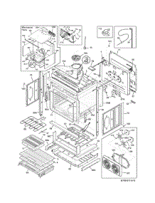 Lower Oven parts for Kenmore Wall Oven 790.49119410 (79049119410, 790 49119410) from AppliancePartsPros.com