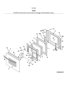 Doors parts for Kenmore Wall Oven 790.49402317 (79049402317, 790 49402317) from AppliancePartsPros.com