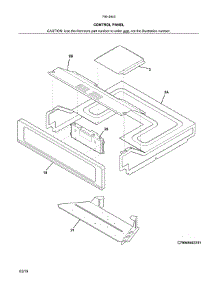 Control Panel parts for Kenmore Wall Oven 790.49402317 (79049402317, 790 49402317) from AppliancePartsPros.com