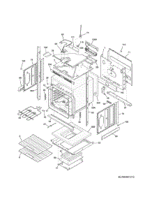 Lower Oven parts for Kenmore Wall Oven 790.49413313 (79049413313, 790 49413313) from AppliancePartsPros.com