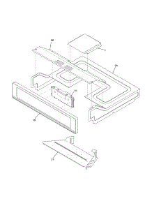 Control Panel parts for Kenmore Wall Oven 790.49422311 (79049422311, 790 49422311) from AppliancePartsPros.com