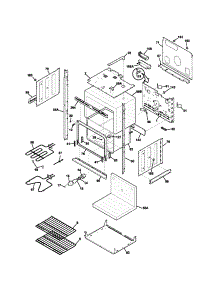 Lower Body parts for Kenmore Wall Oven 790.47733400 (79047733400, 790 47733400) from AppliancePartsPros.com