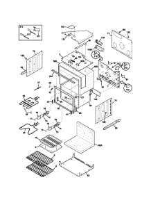 Upper Body parts for Kenmore Wall Oven 790.47763400 (79047763400, 790 47763400) from AppliancePartsPros.com